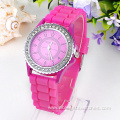 Geneva Quartz Ladies Beautiful Silicone Watches